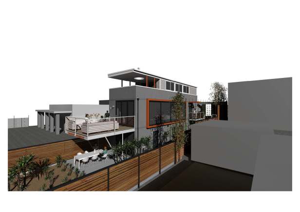 VIEW FROM NORTH-EAST